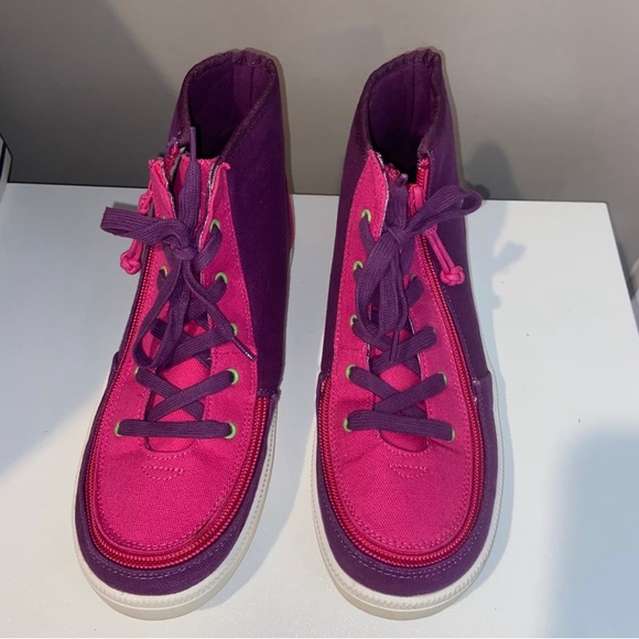 Billy shoes girls 7 pink purple zip up - Picture 4 of 8